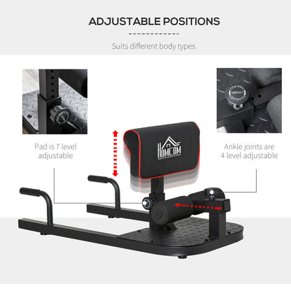 1 Padded Push Up Sit Up Squat Machine Home Gym Fitness Equipment