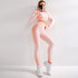 Yoga sets female sport gym suit