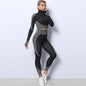 Yoga sets female sport gym suit