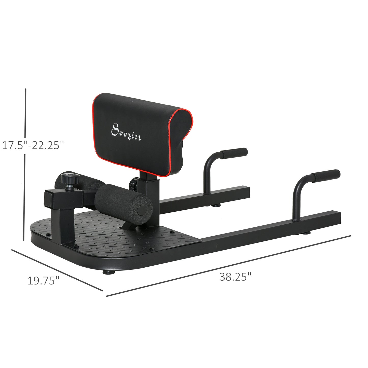 1 Padded Push Up Sit Up Squat Machine Home Gym Fitness Equipment