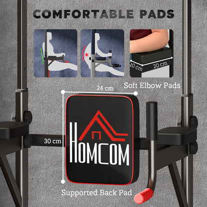 Power Tower Station With Dip Stand, Pull Up Bar Home Office Gym Training Workout Equipment
